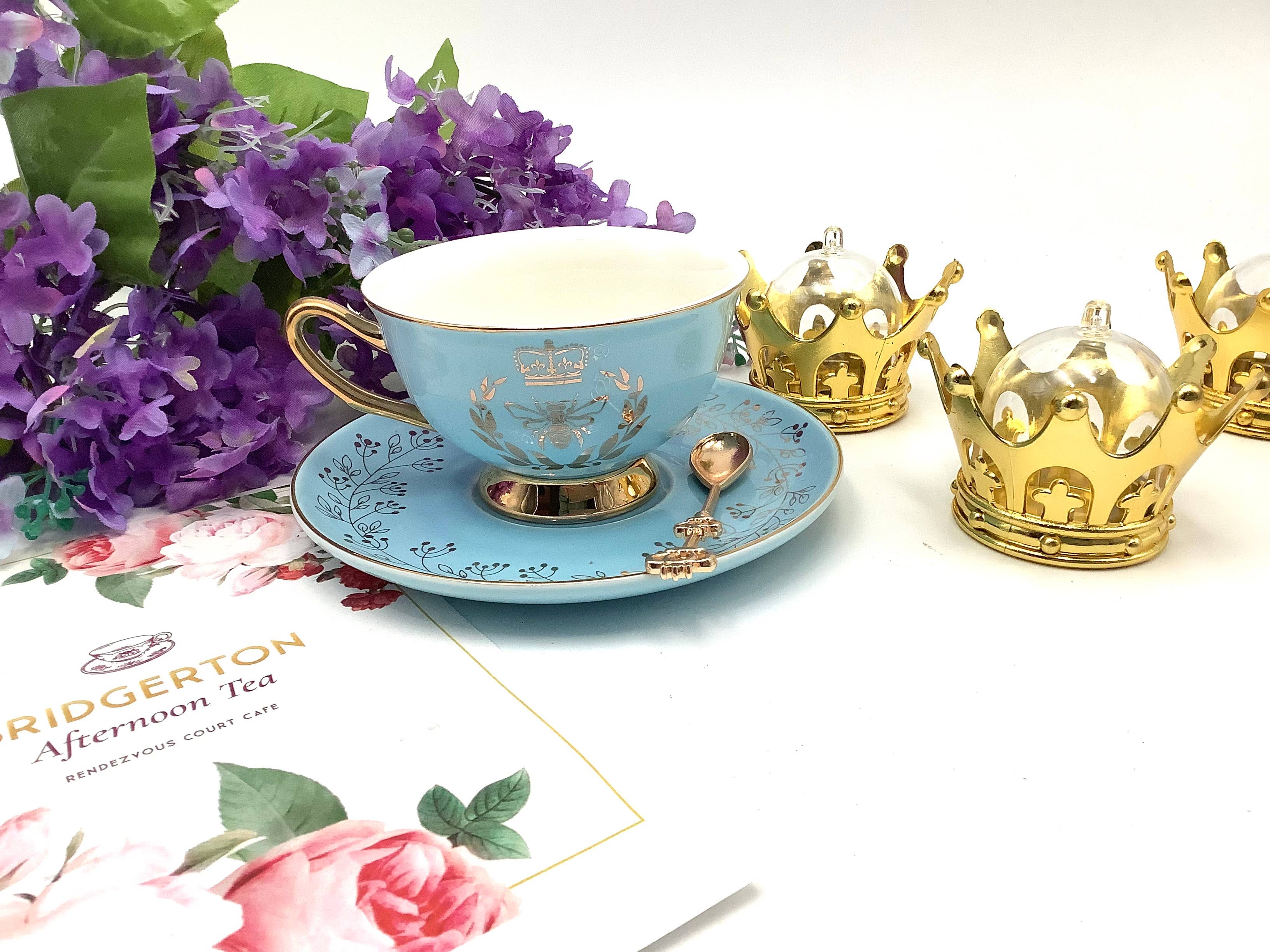 All Little Cute Things - Vente Cadeaux pour invités - Reine d'un jour, friandises de fête Regency bonbons chocolat thé7