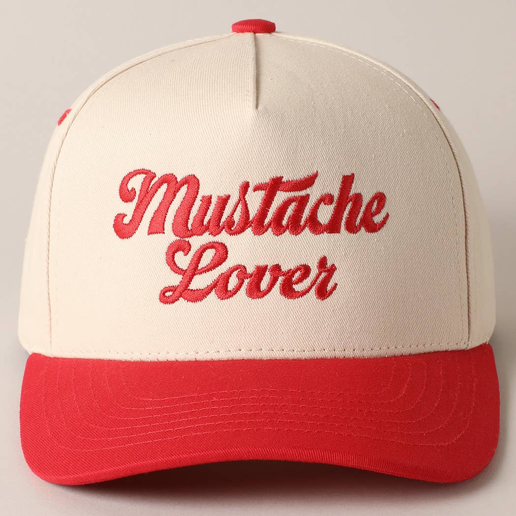 Fashion City – wholesale Trucker hat – Unisex – Mustache Lover Two Tone Trucker Hat4