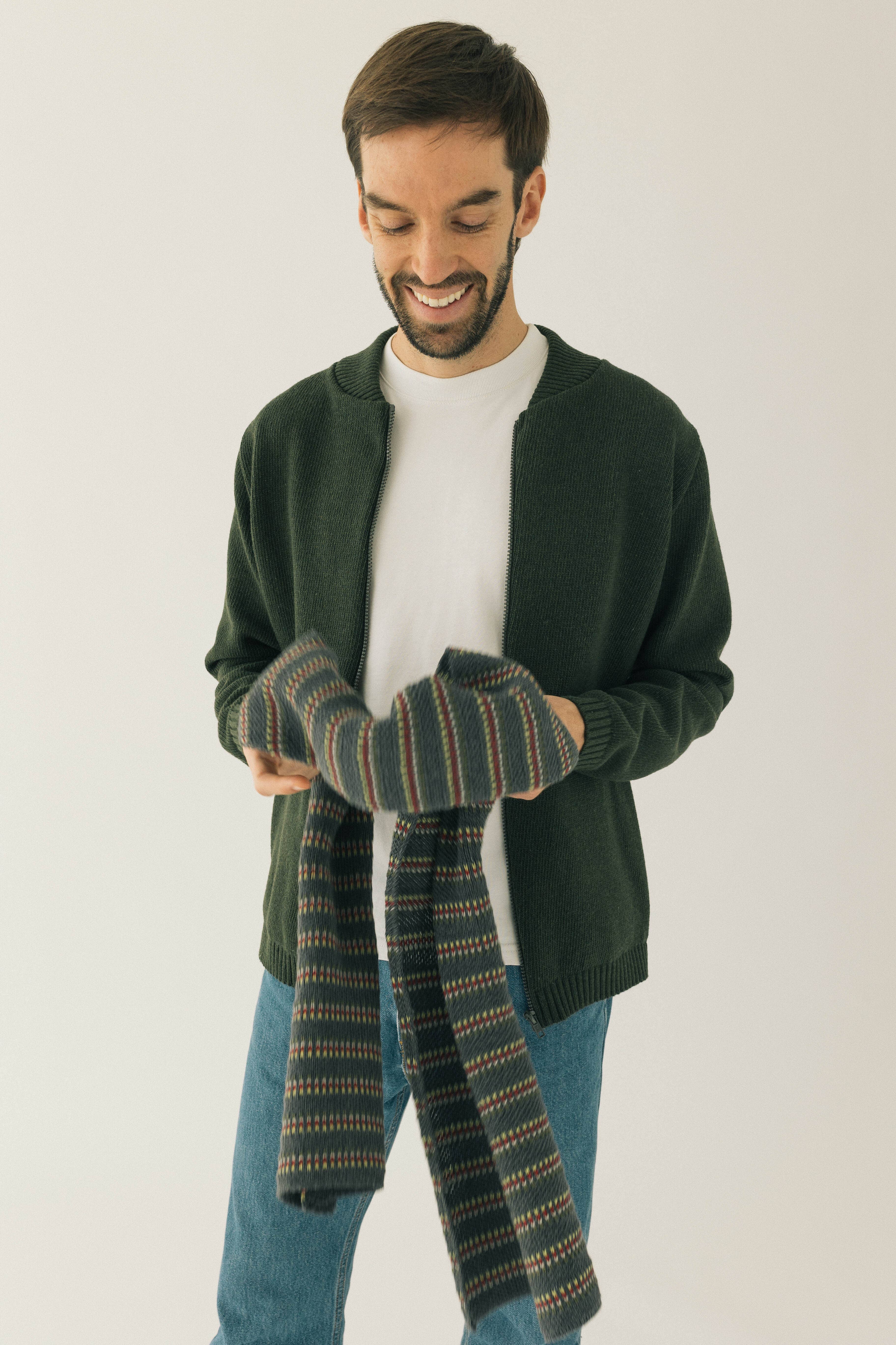 Cent agulles - Wholesale Jacket - Men's - Plain khaki green jacket - men