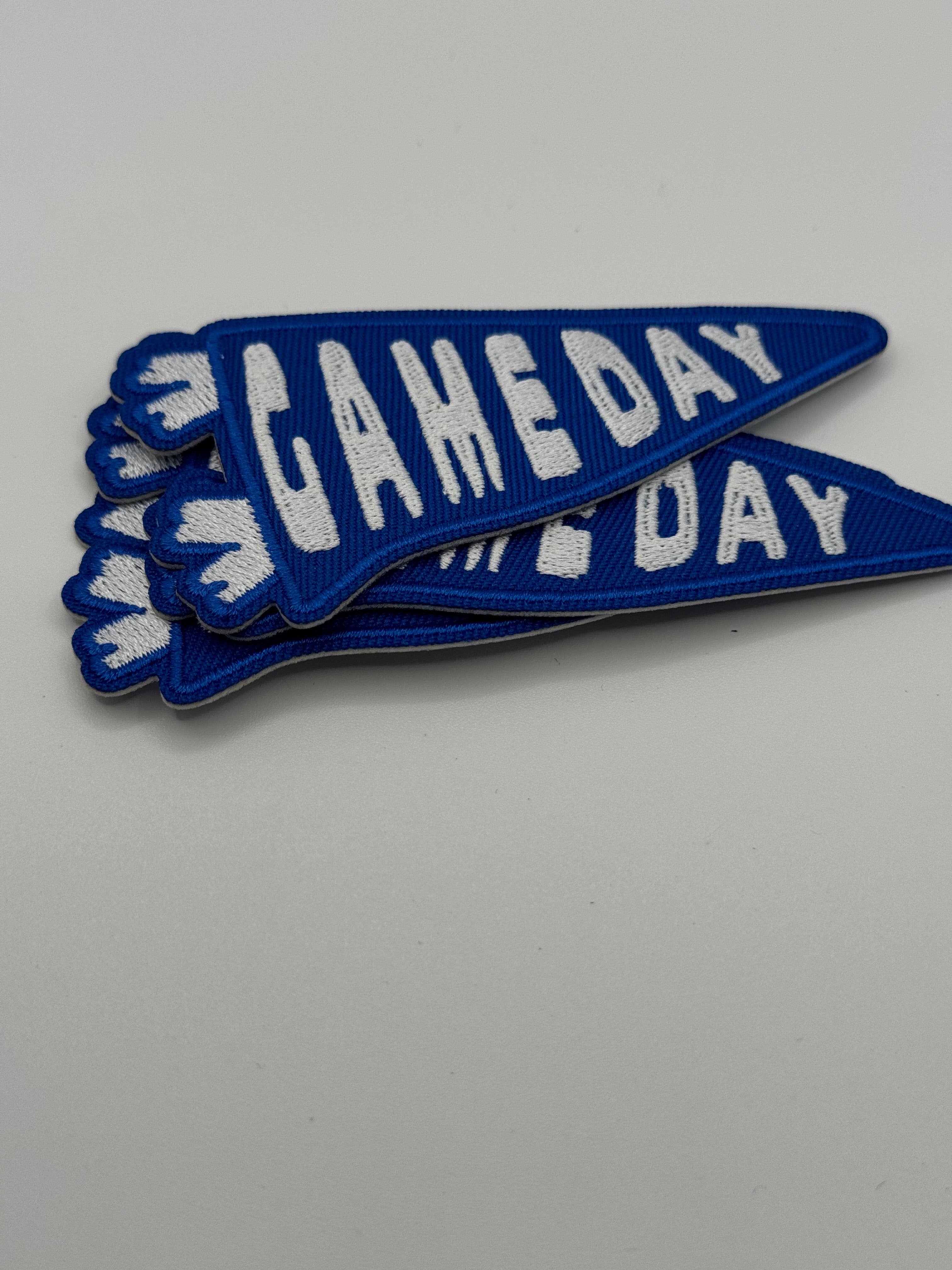 Hill & Springs - Wholesale Patch - Game Day Pennant Royal0