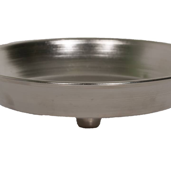 Placa de ferro de níquel com conjunto de 6 pinos (7 “Top Dx2" Hx6" inferior) por atacado de S.N.K. Home Decor