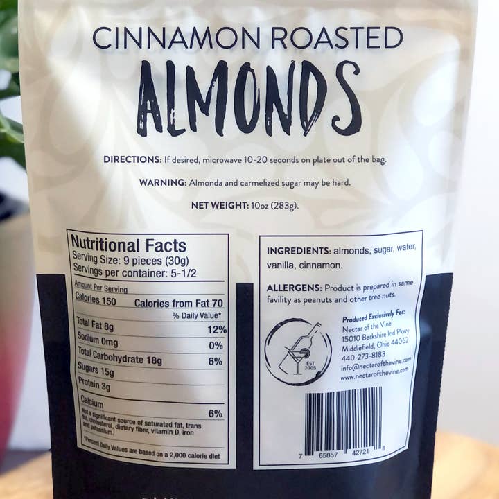 Nectar of the Vine - Wholesale Nuts - Cinnamon Kettle Roasted Almonds1