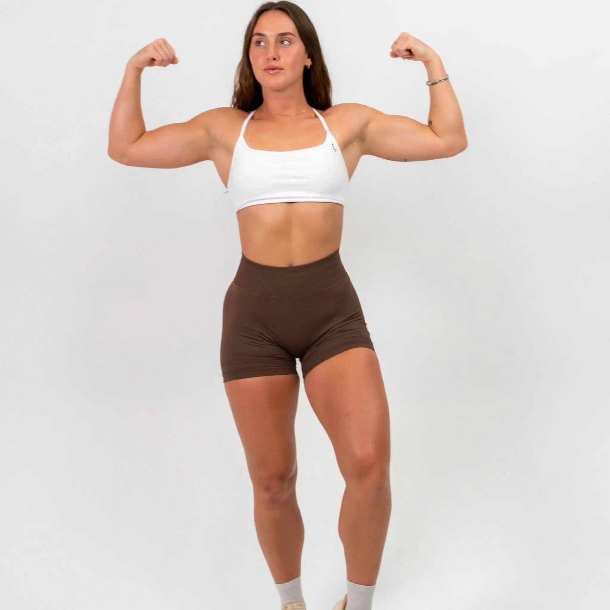 MYB Apparel - Wholesale Athletic Shorts - Women's - SYNERGY SCRUNCH SHORTS 4.5"17