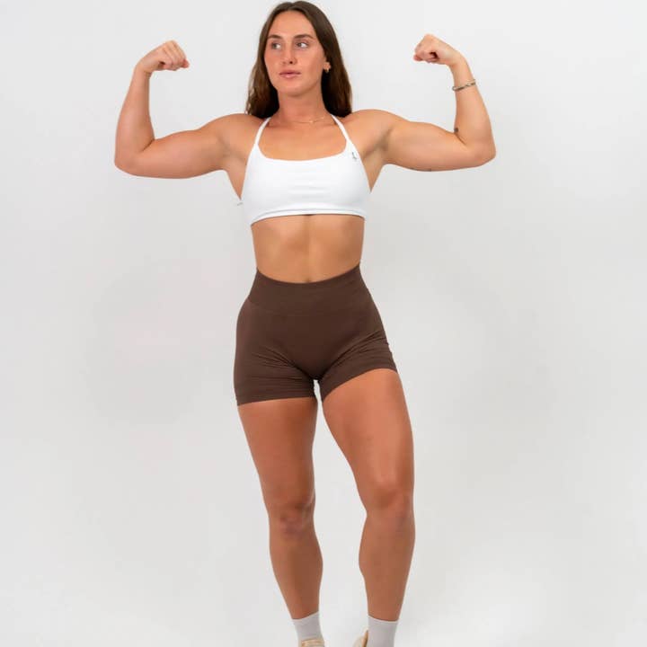 MYB Apparel - Wholesale Athletic Shorts - Women's - SYNERGY SCRUNCH SHORTS 4.5"17