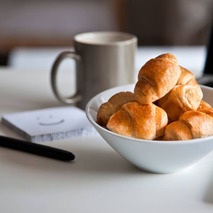 7days Snacks - Wholesale Cookie - Large Bag Mini Croissants, Chocolate Filling (6.53oz, Pack of 8)3