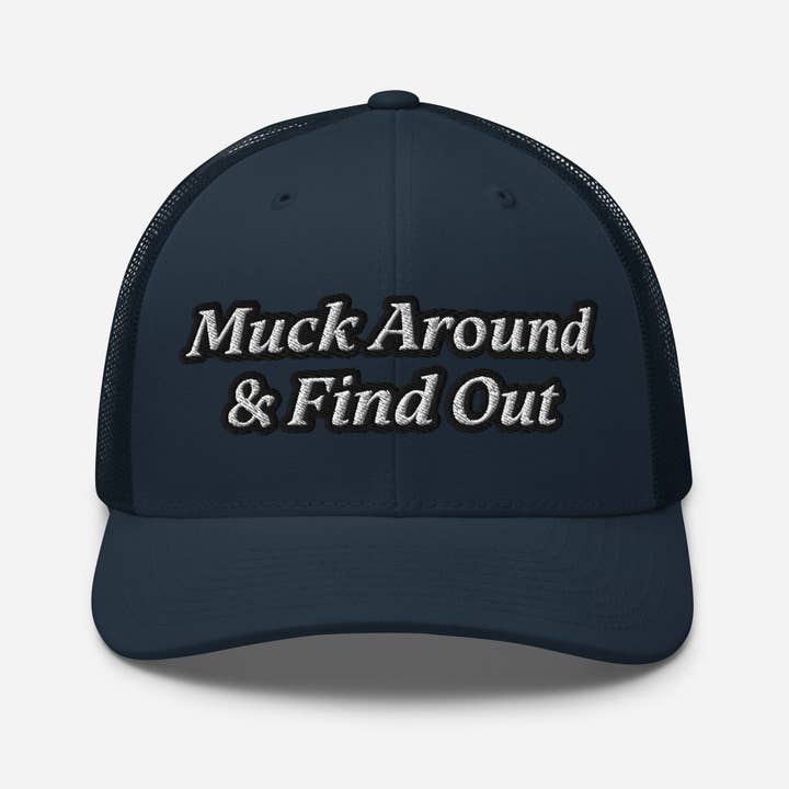 Trucker Cap - Muck Around for wholesale by un.sus.tain.a.ble equestrian