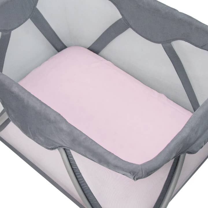 Playard Sheet Organic Jersey for wholesale by Kushies Baby