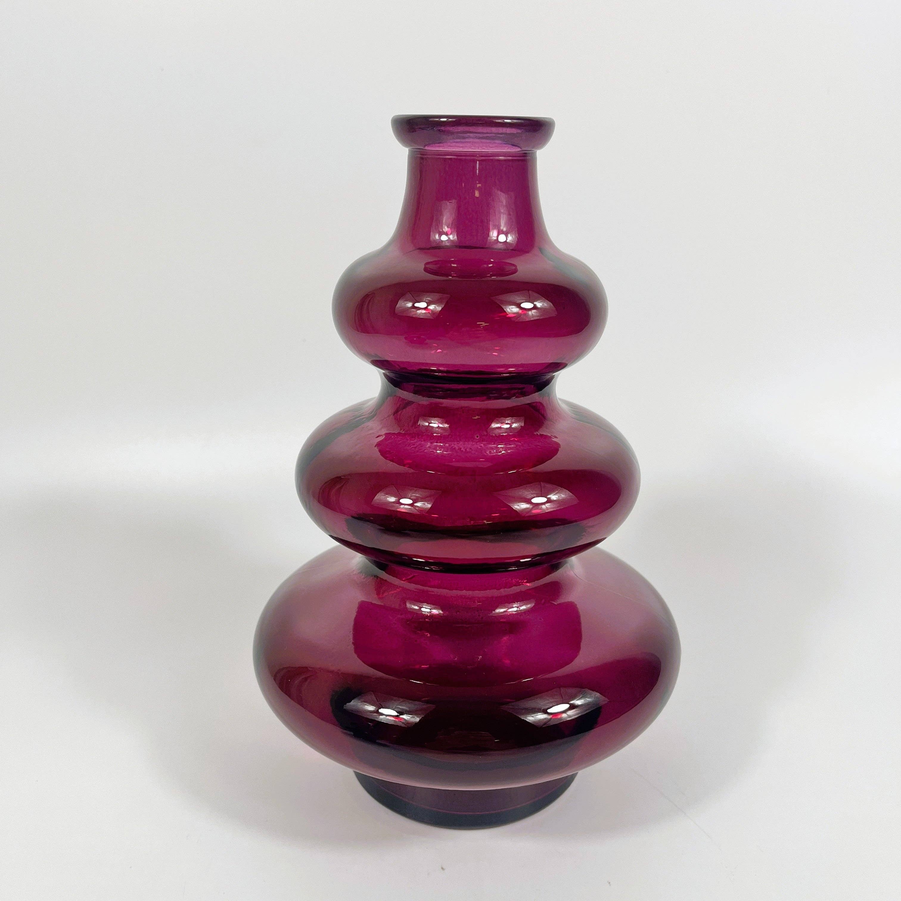 Jarapa - Wholesale Vase - Recycled Glass 22cm Aurella Vase0