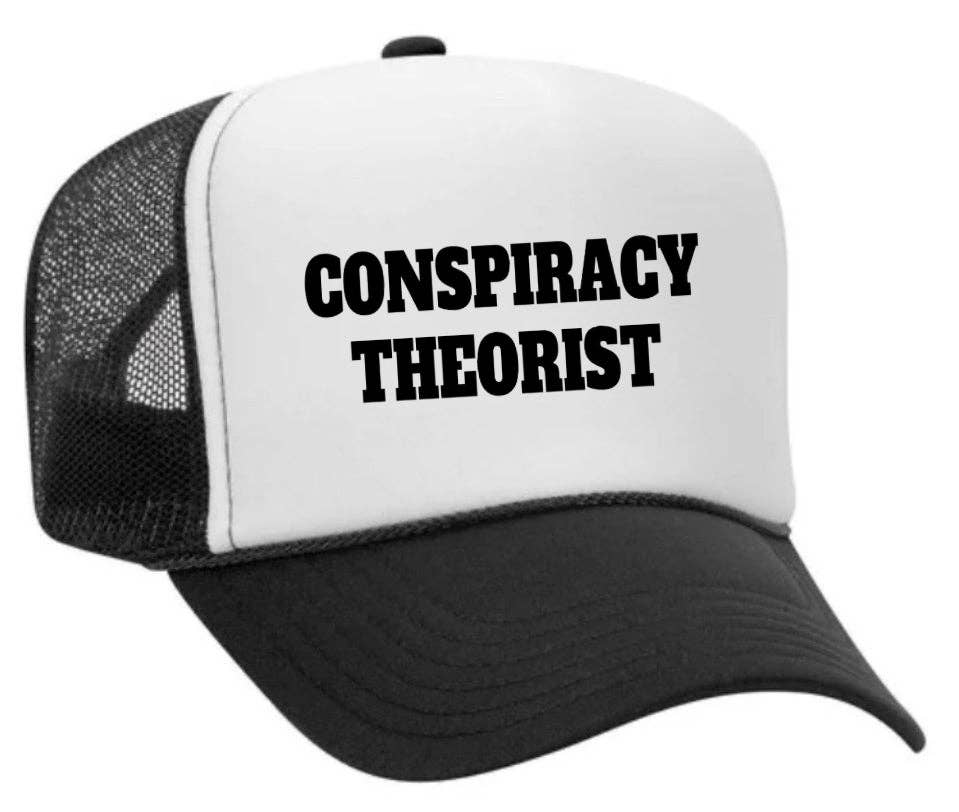 Inappropriate Trucker Hats - Wholesale Trucker Hat - Women's - Conspiracy Theorist Trucker Hat0