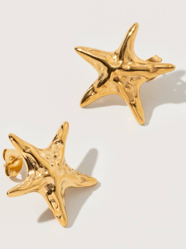 Søstjerne øreringe - Teksturer for engroshandel hos Lestrouvaillesdejen