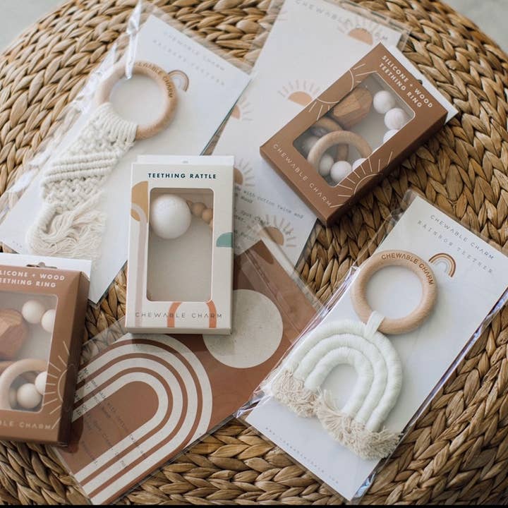 Chewable Charm - Wholesale Teether (Not Clip-On) - Baby - Luna Macrame Teether6