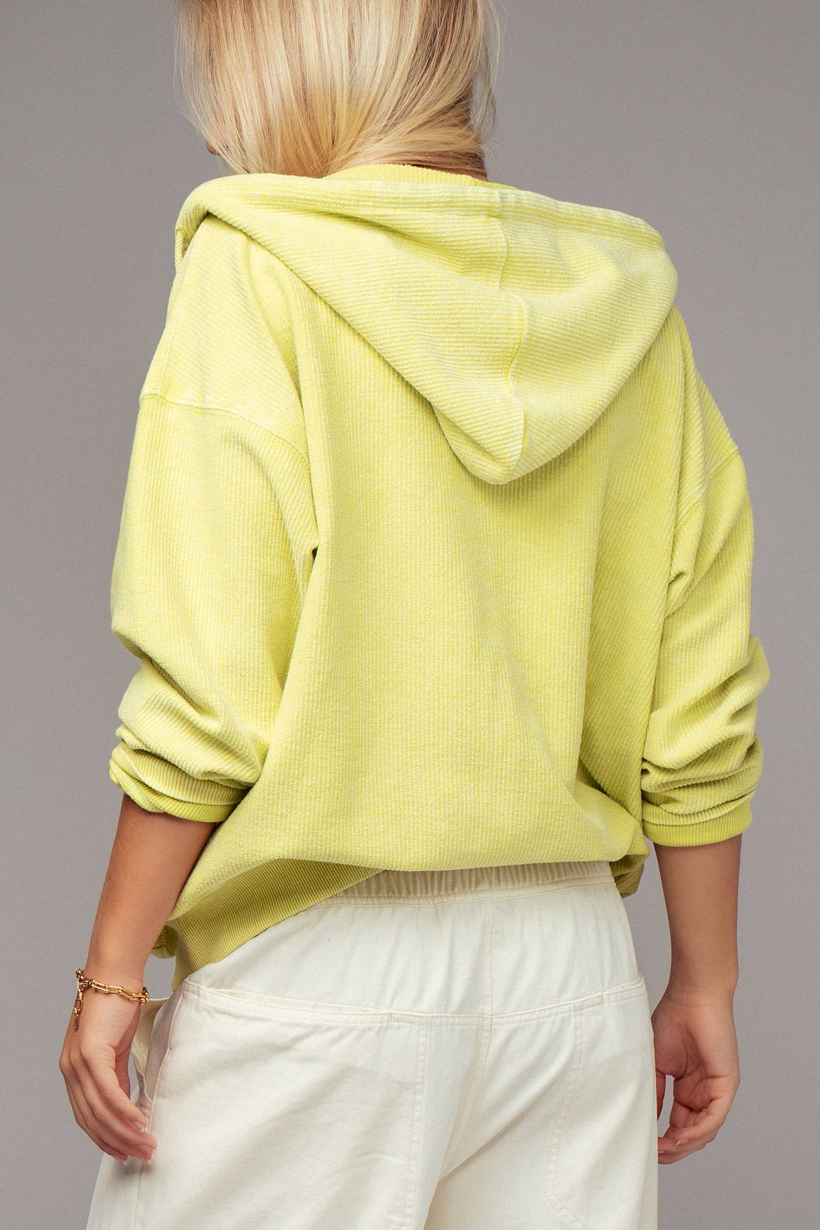 Urban Daizy - Wholesale Hoodie - Women's - Oversized Ribbed Dolman Sleeve Hoodie17