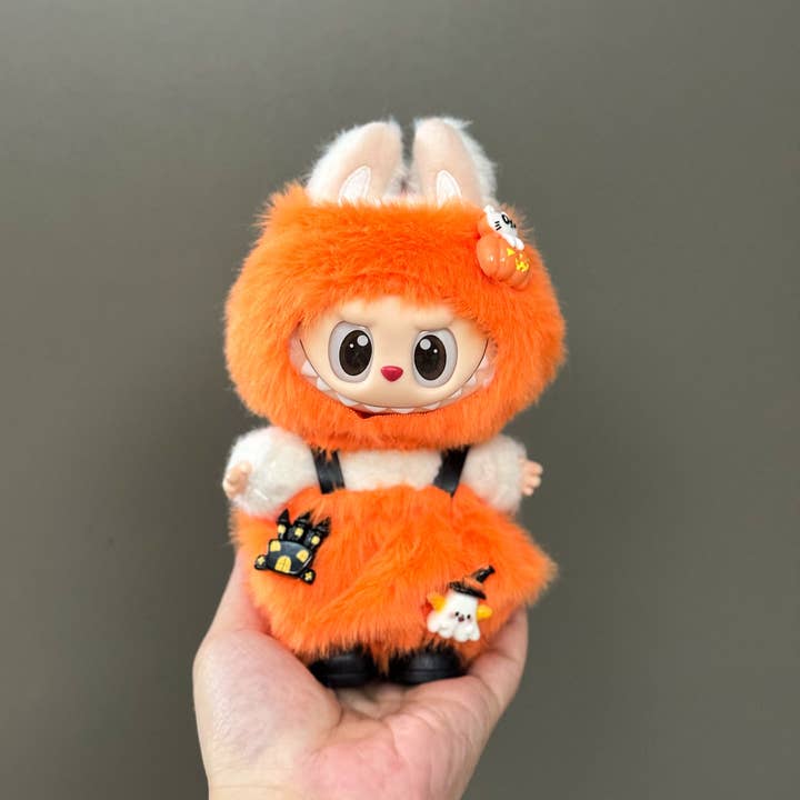 Lilyrosy(Duty free) - Wholesale Doll Clothing - Kids - Halloween Labubu clothes, holiday decoration,suit for 17 cm 2