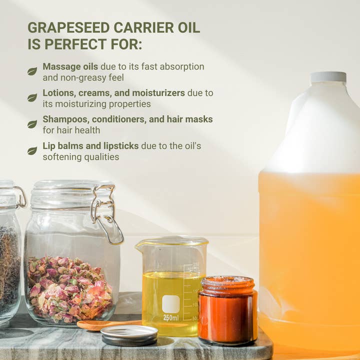 Nature Packaged - Wholesale Bath/Body Oil - Grapeseed Carrier Oil - 100% Pure - Farm-Direct Sourcing6