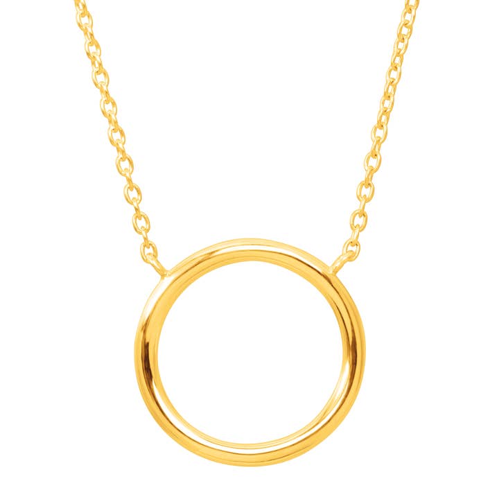 Silpada - Wholesale Pendant/Charm Necklace - Silpada’ Karma' Open Circle Necklace in Silver