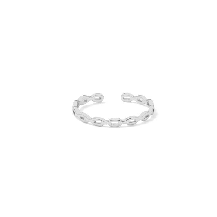 Splendid Iris - Wholesale Band/Stacked Ring - Super Delicate Adjustable Simple Ring