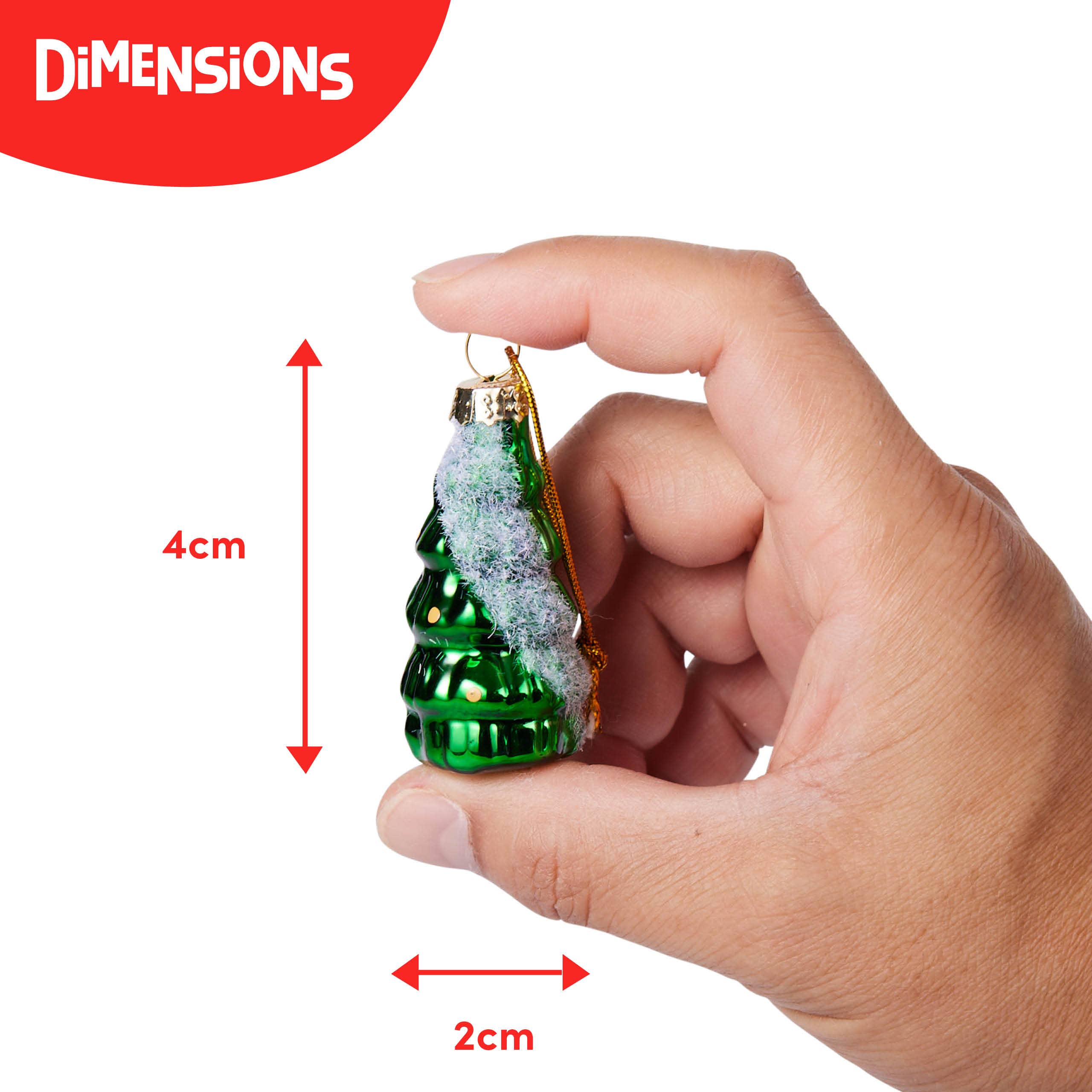 The Twiddlers - Wholesale Ornament Set - 12 Mini Glass Baubles1