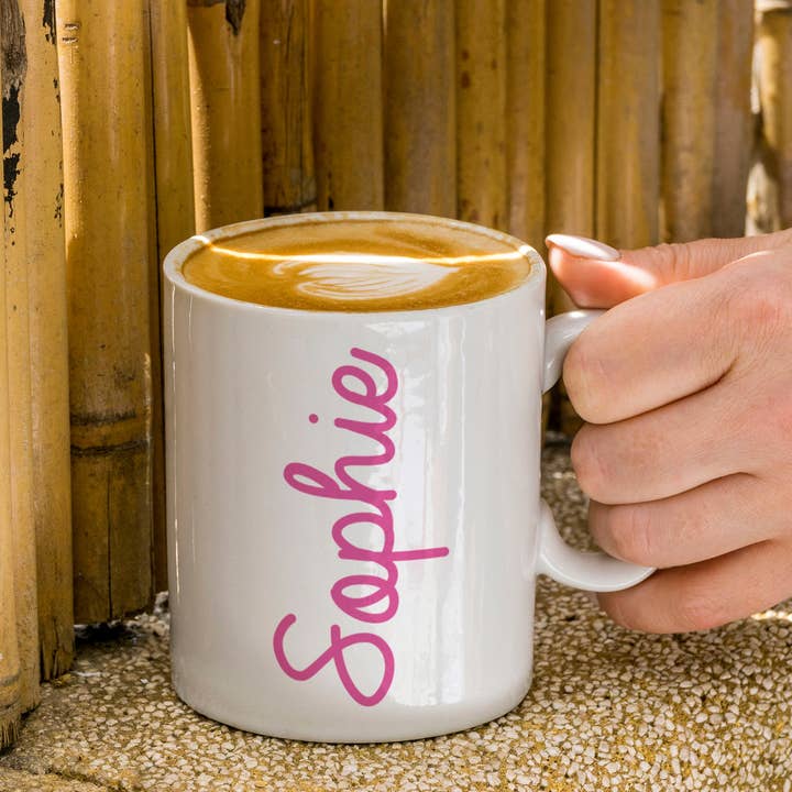 Simply Canvas Art – wholesale Coffee mug – Personalised Name Only Mug