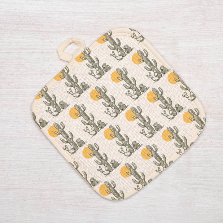 Saguaro Cactus Potholder | Hanging Loop for wholesale by Counter Couture