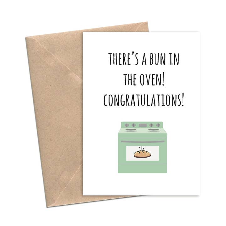 Er zit een broodje in de oven | A2 voor wholesale door Lost In Lettering