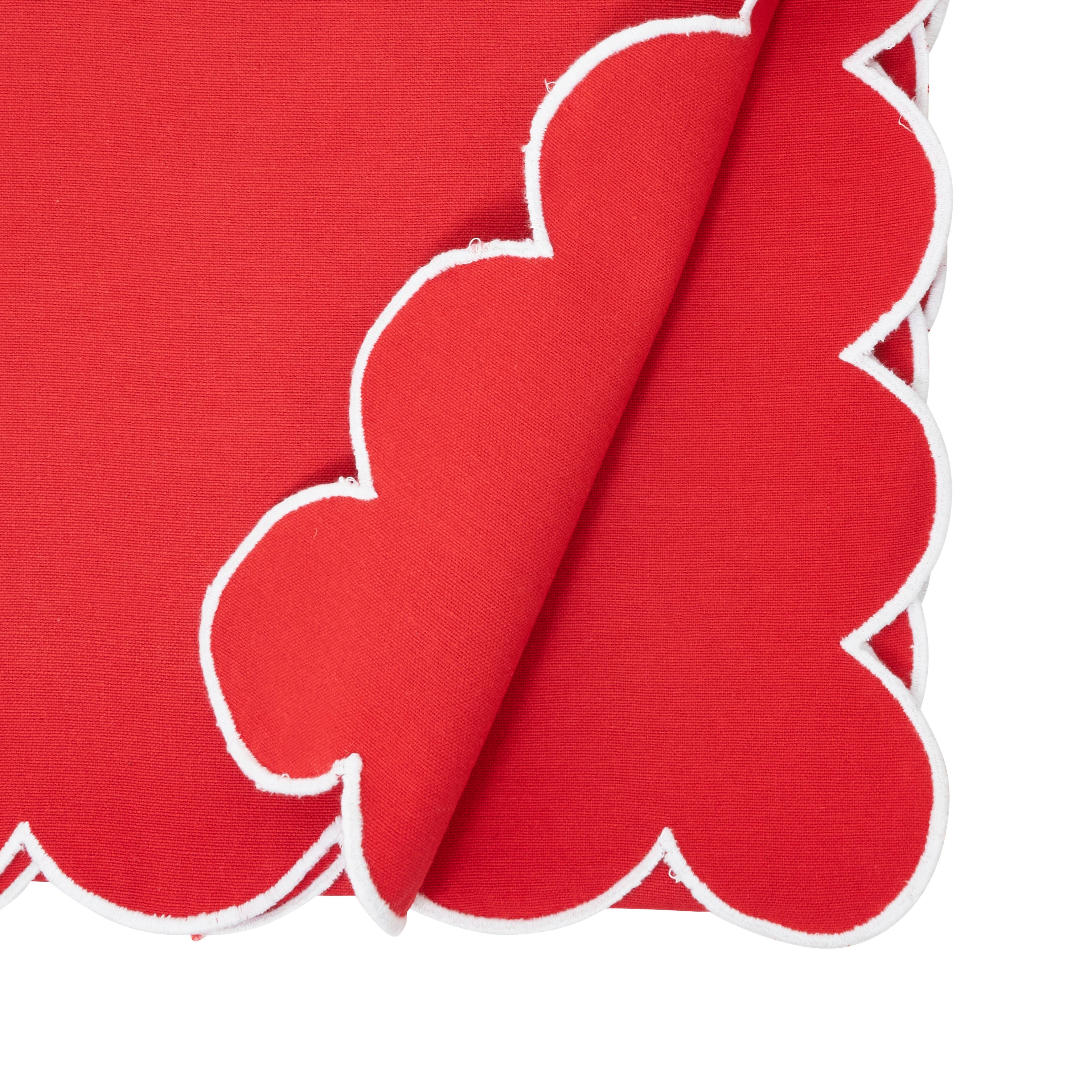 Saro Lifestyle - Wholesale Table Runner - Cotton Scalloped Table Runner32