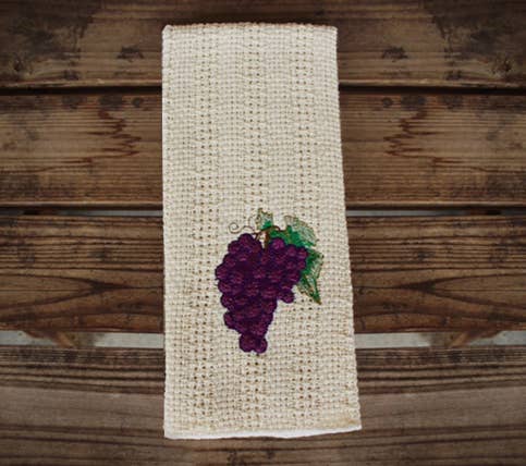 Country Cottons - Wholesale Tea Towel - 24″x15″ Cotton Kitchen Towel with Decorative Embroidery5
