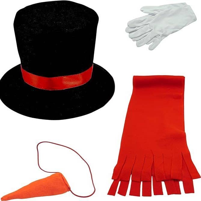 4E's Novelty - Wholesale Costume - Unisex - 4E's 5-Piece Snowman Costume Kit for Christmas Fun - All Age