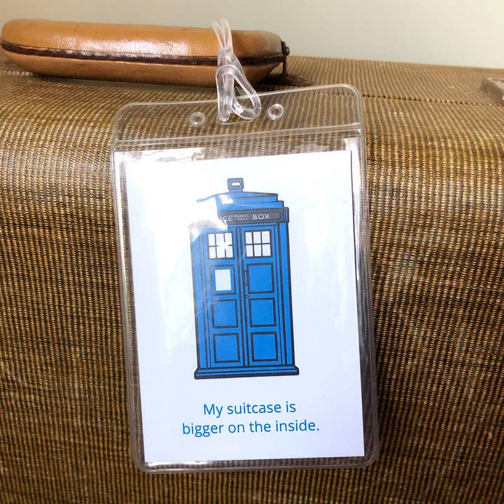 Design Corner - Wholesale Luggage Tag - Doctor Who Tardis Luggage Tag