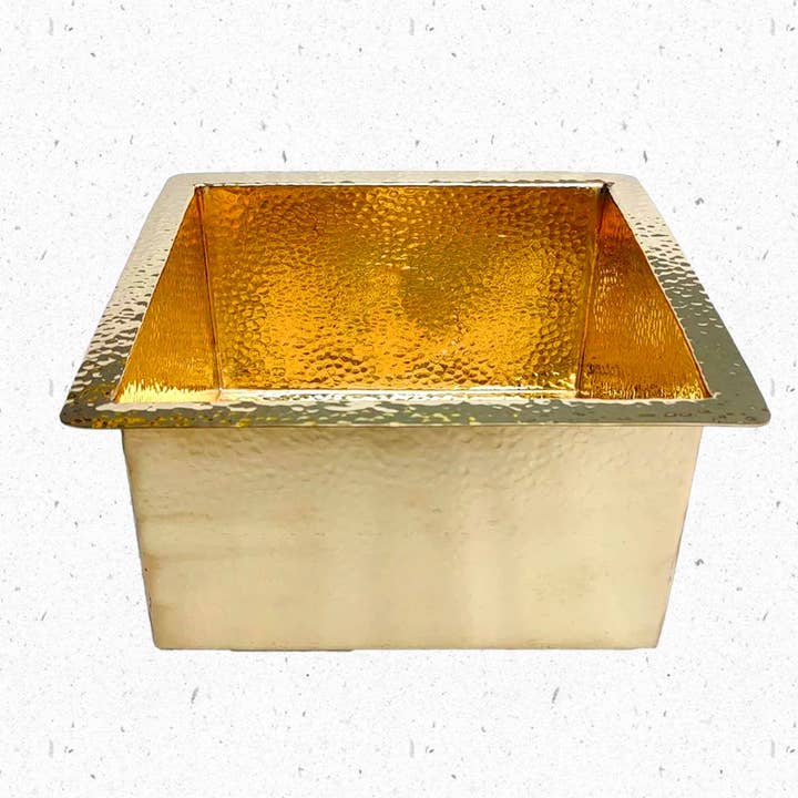 Palmeraies – wholesale Köksapparat – Guld Diskbänk - Olackerad Mässing Diskbänk