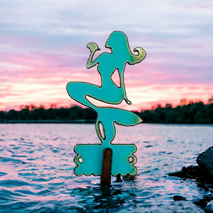 Havfrue Hook Nautiske Wall Organisation kystnære Metal strand for engroshandel hos Iron Jewel