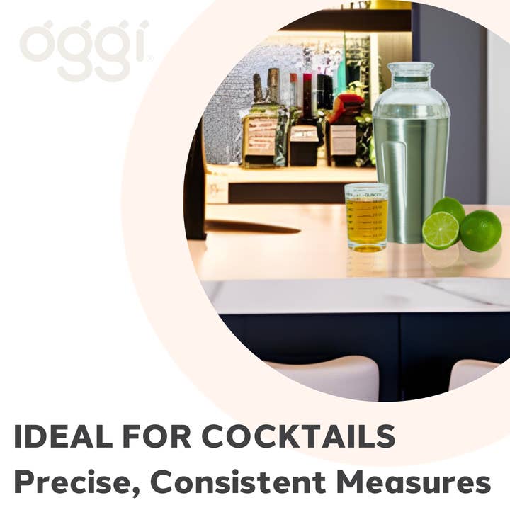 Oggi - Wholesale Measuring Cup - Measuring Shot Glass - 3 oz/90 ml