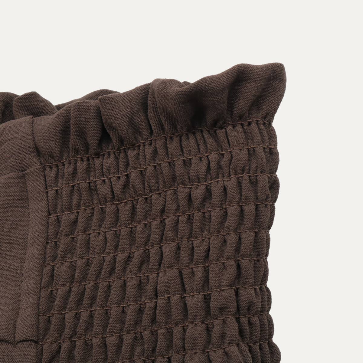 Fashionable Coffee High Waist Smocked Tie-Front Shorts for wholesale on Faire3