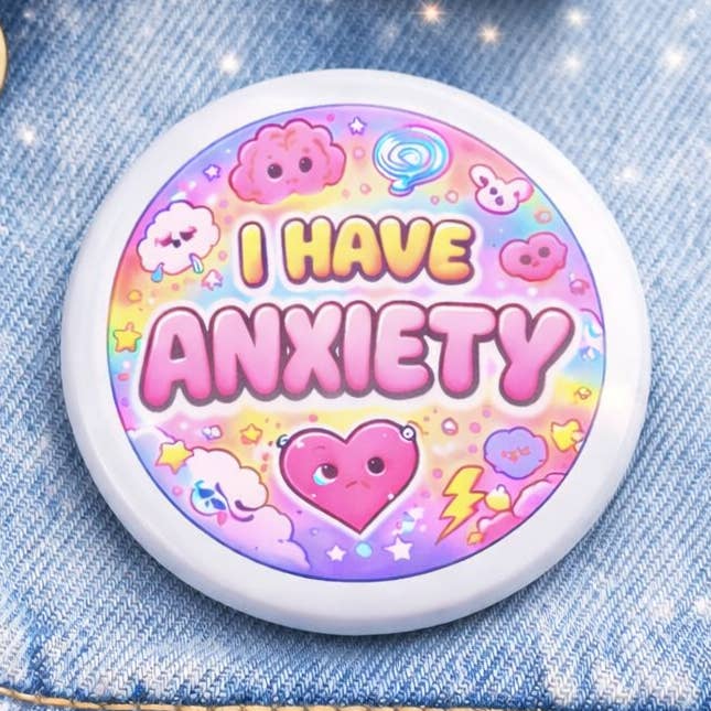 Mental Health Badge School Bundle – Anxiety Pins & Keyrings for wholesale by Love Stickers UK