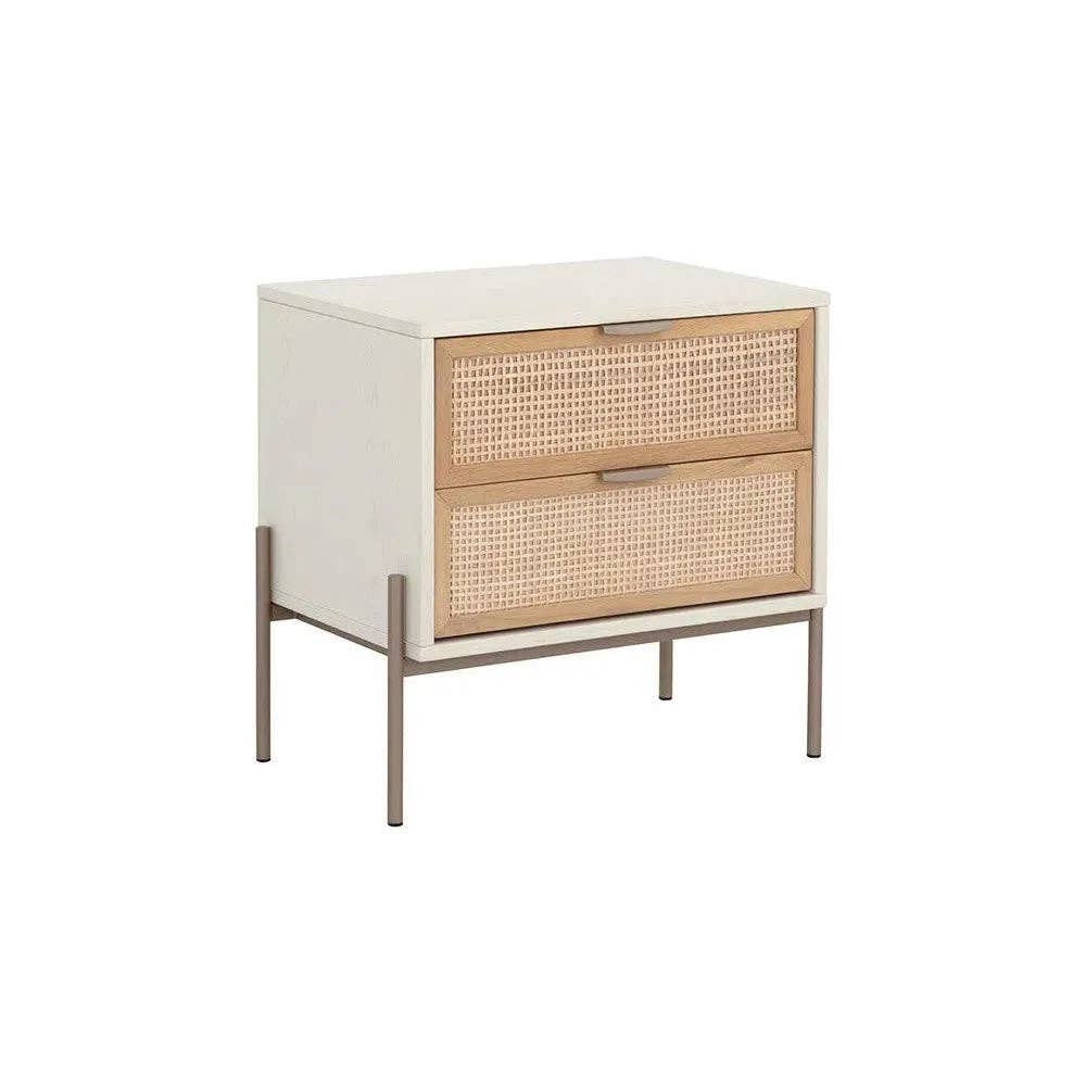 LOOMLAN - Wholesale Bedroom Furniture - Avida Wooden Iron Nightstand0