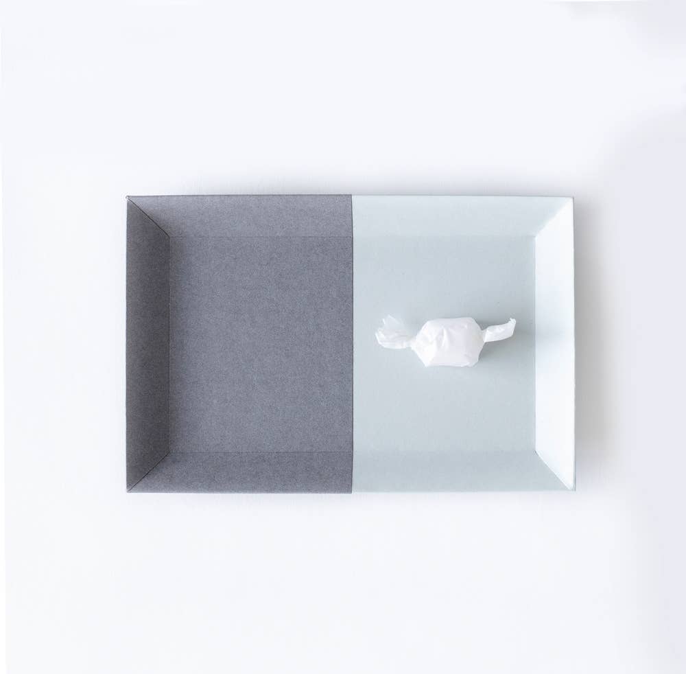 SIKIGU - Wholesale Decorative Tray - TWO TRAY Waterrepelling Tray Organizer beautiful Japan paper3