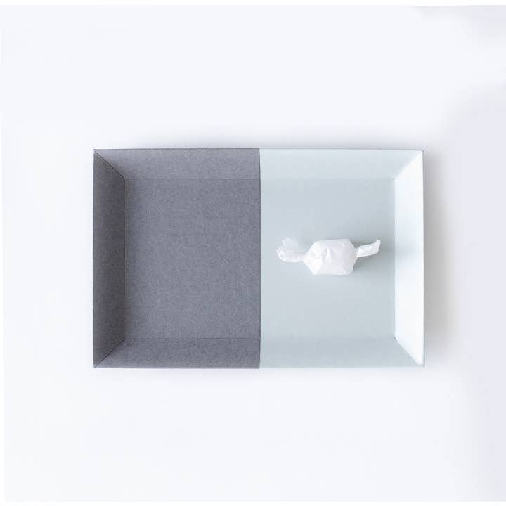 SIKIGU - Wholesale Decorative Tray - TWO TRAY Waterrepelling Tray Organizer beautiful Japan paper3