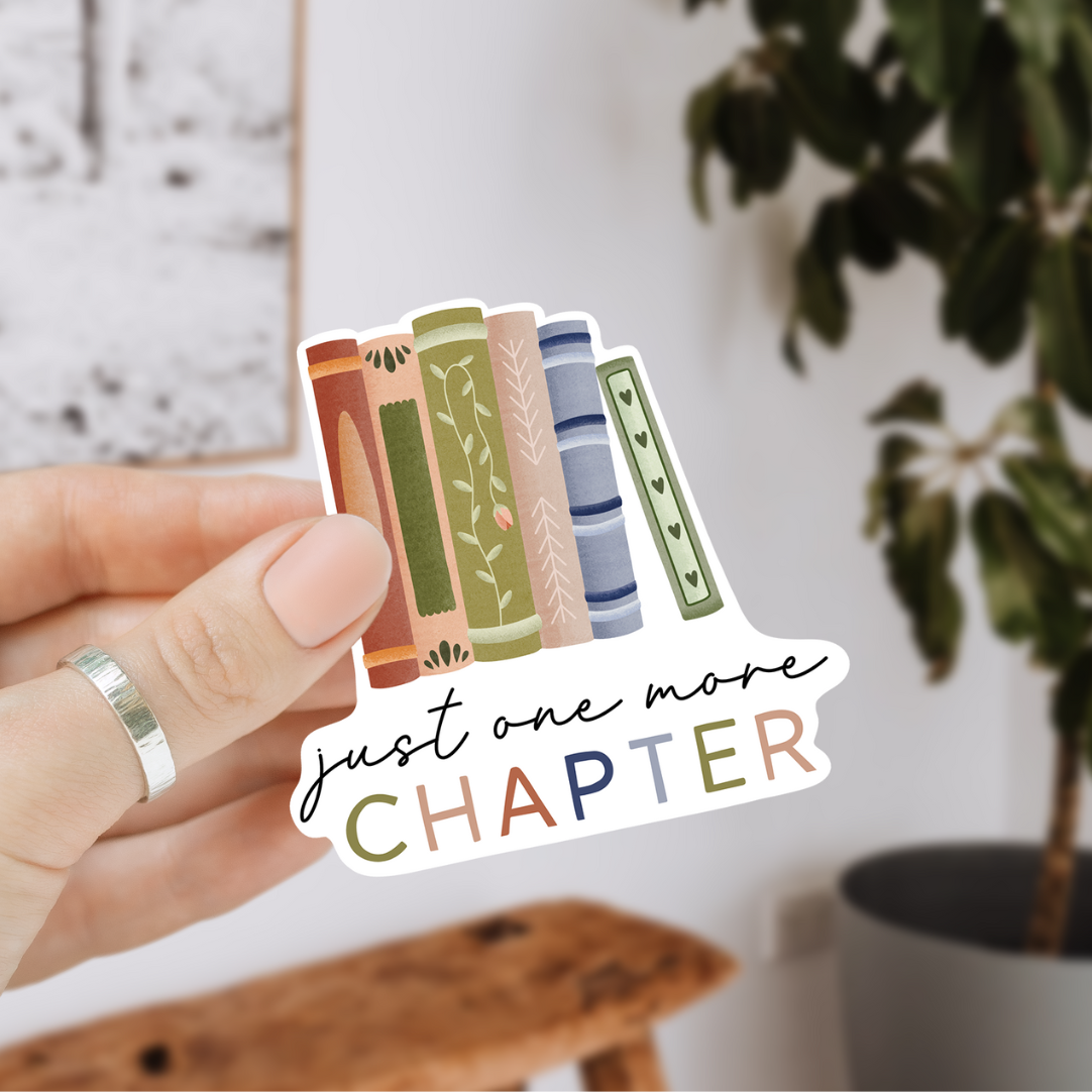 Tilda&Theo - Wholesale Sticker - Reading “One more Chapter” Sticker Book - Vinyl Decal4