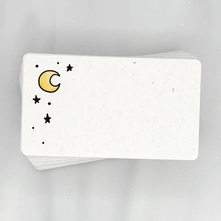 Moon & Stars - Mini Note Cards (Pack of 56) for wholesale by Lemon Doodle