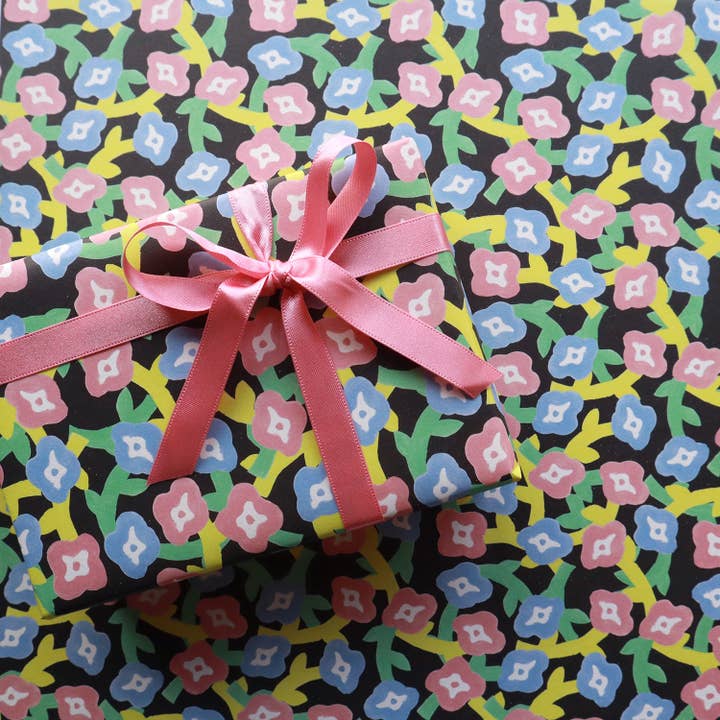 BLUMENKNOTEN Geschenkpapier für den Großhandel von REGARO PAPIRO