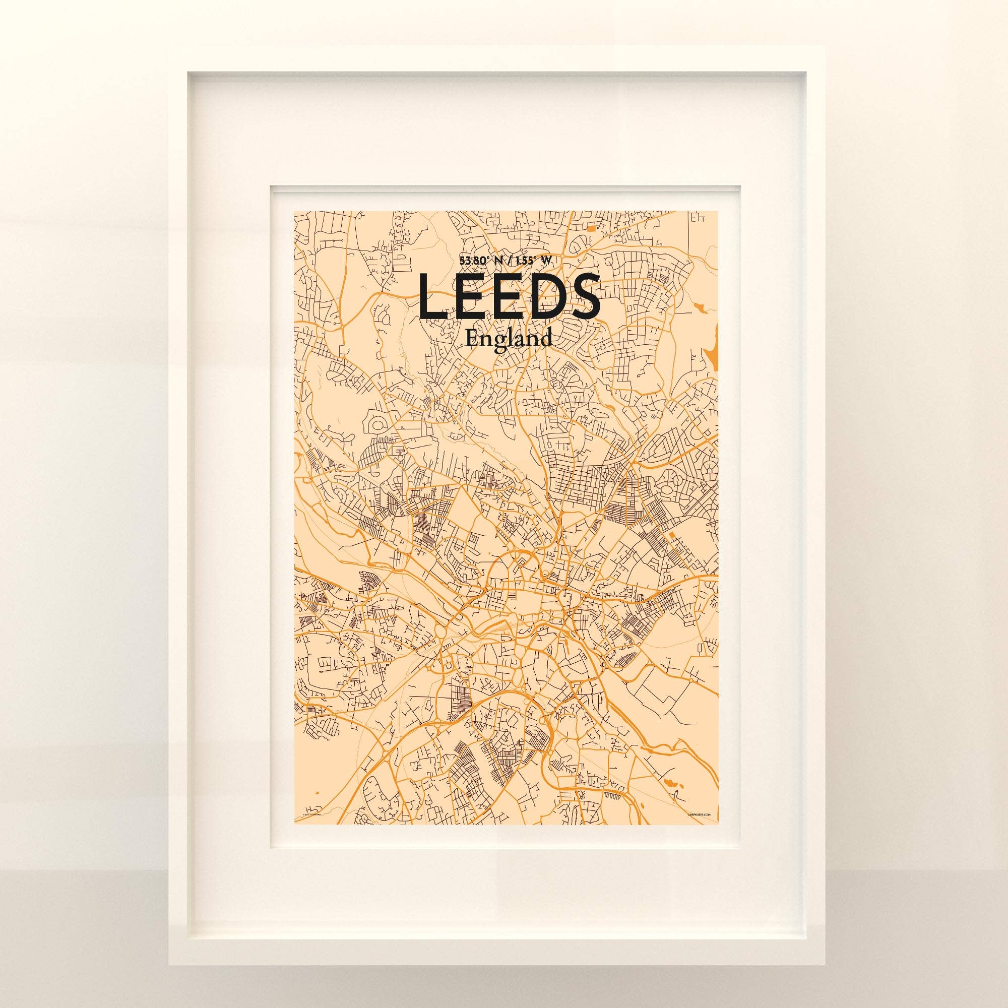OurPoster.com – wholesale Poster – Leeds karta affisch77