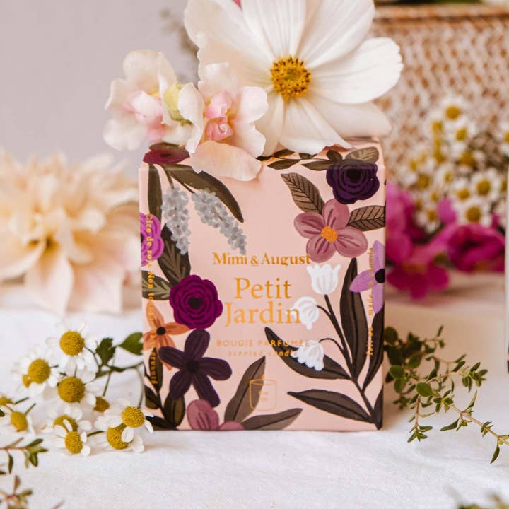 Mimi & August - Wholesale Jar/Filled Candle - Petit Jardin - Reusable Candle - 8oz1