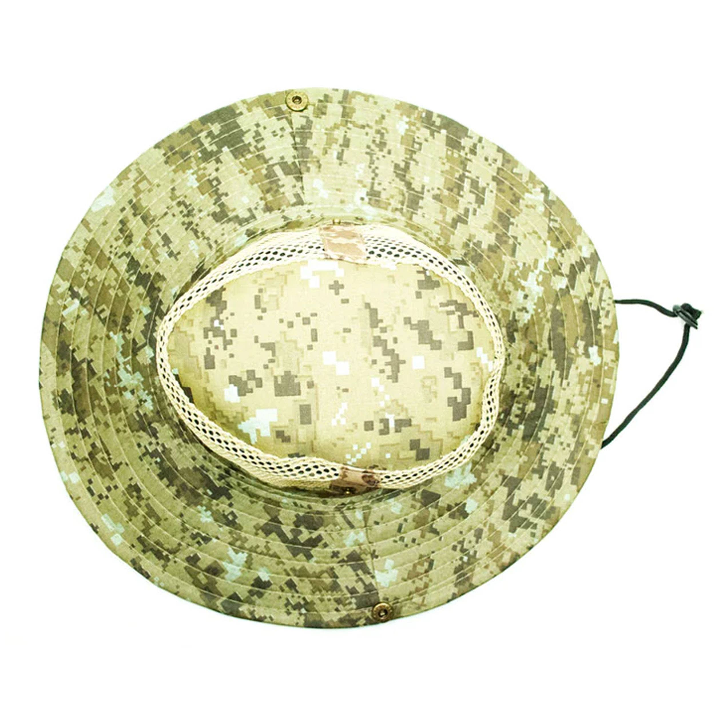 HALLEE - Wholesale Bucket Hat - Unisex - Desert Digital Camouflage Mesh Bucket Hat - Assorted6