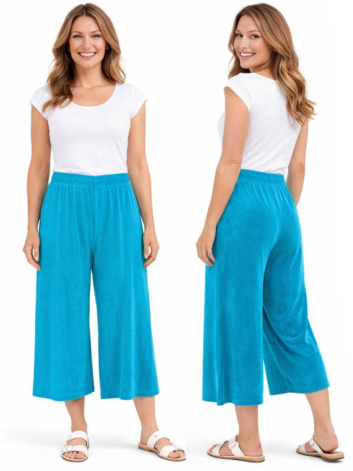 The Magic Scarf Company - Wholesale Pants - Women's - 1248 - Slinky TravelWear Capris23