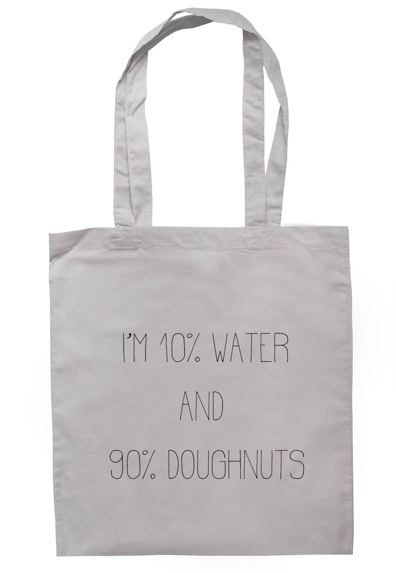 Illustrated Identity – wholesale Tote bag – Women's – I'm 10% Water And 90% Doughnuts Tote Bag S04852