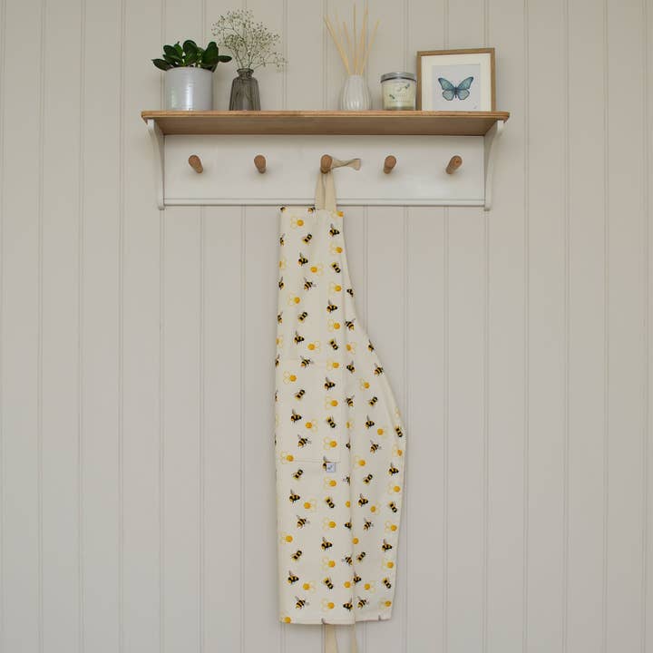 Bumblebee Print Apron for wholesale by Letters To Finley