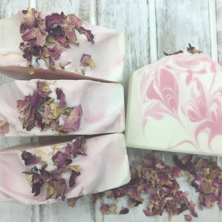Valentines Day Artisan Soaps | Galentines | Love Spell for wholesale by The Boozy Bookworm Handcrafted Gifts