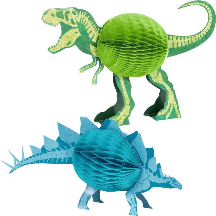 Dino Dig Centerpiece Honeycomb Shaped, 2/Pkg for wholesale by Bulk Party Decor