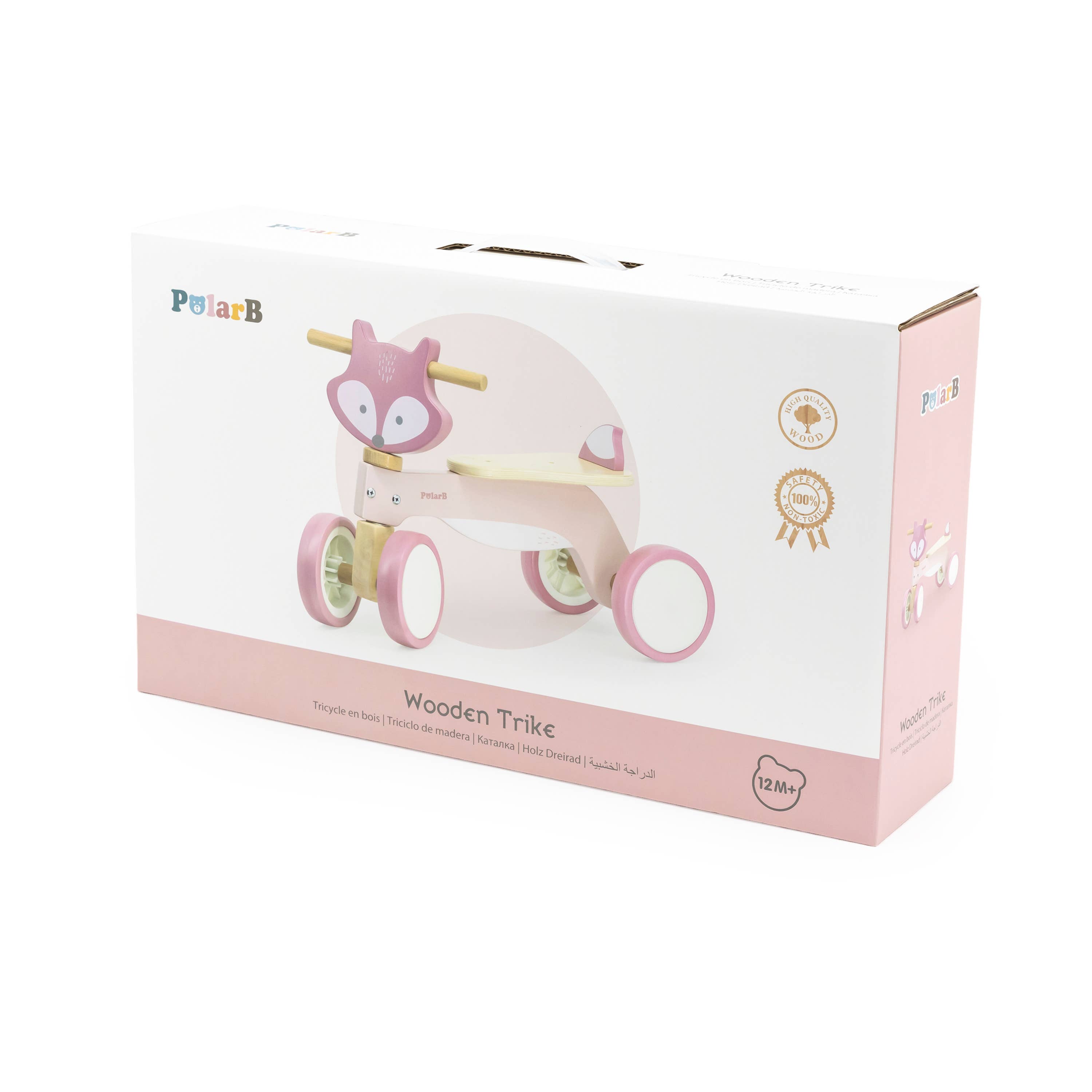 Trade Toys Limited - Wholesale Fietsen en scooter - Kinderen - Houten driewieler - ijsbeer / vos8