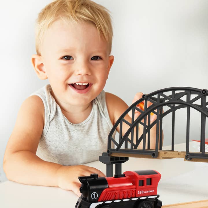 Leo & Friends - Wholesale Toy Car/Truck - Kids - Leo & Friends Battery Powered Railway Engine2