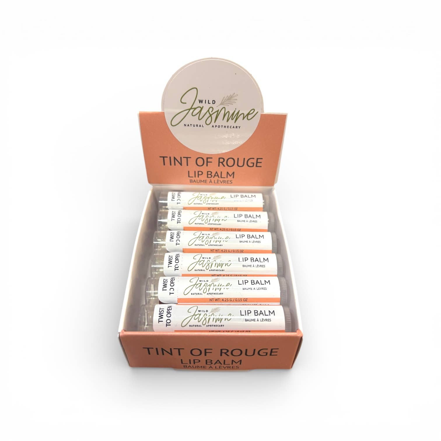 Wild Jasmine Natural Apothecary - Wholesale Lip Balm - Tinted Beeswax Lip Balm3